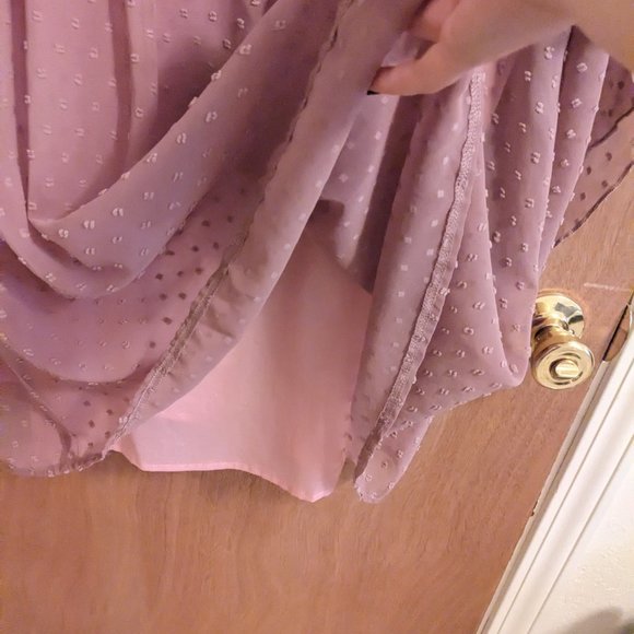 embroidered chiffon dress - Picture 2 of 5